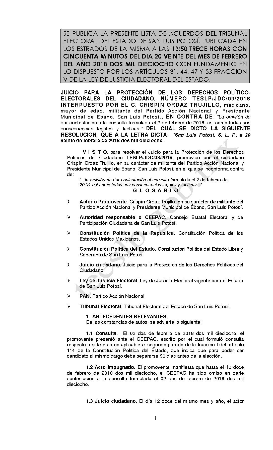 LISTA TESLP-JDC-03-2018 20-FEBRERO-2018 13-50 hrs