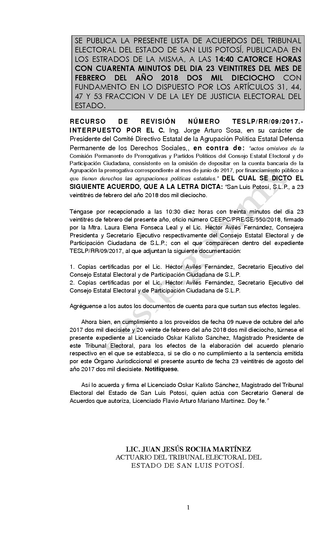 LISTA TESLP-RR-09-2017 23-FEBRERO-2018 14-40 hrs