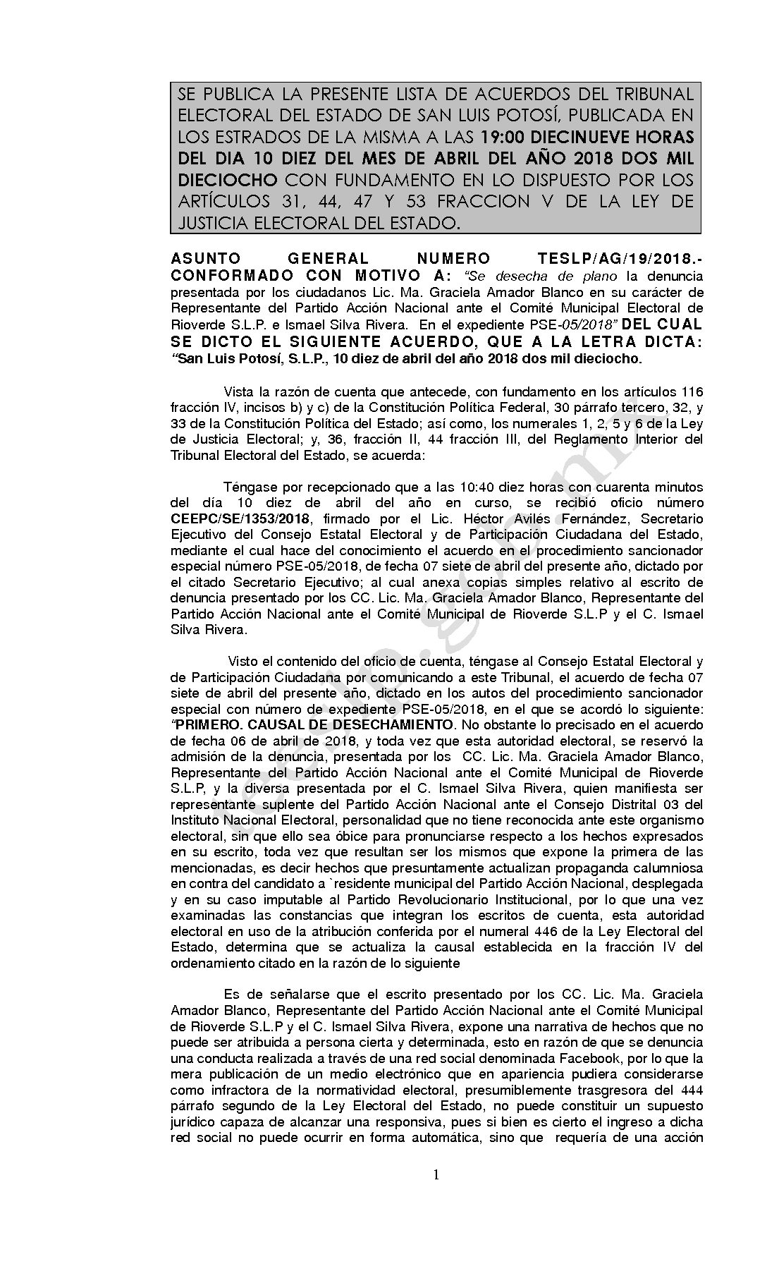 LISTA TESLP-AG-19-2018 10-ABRIL-2018 19-00 hrs