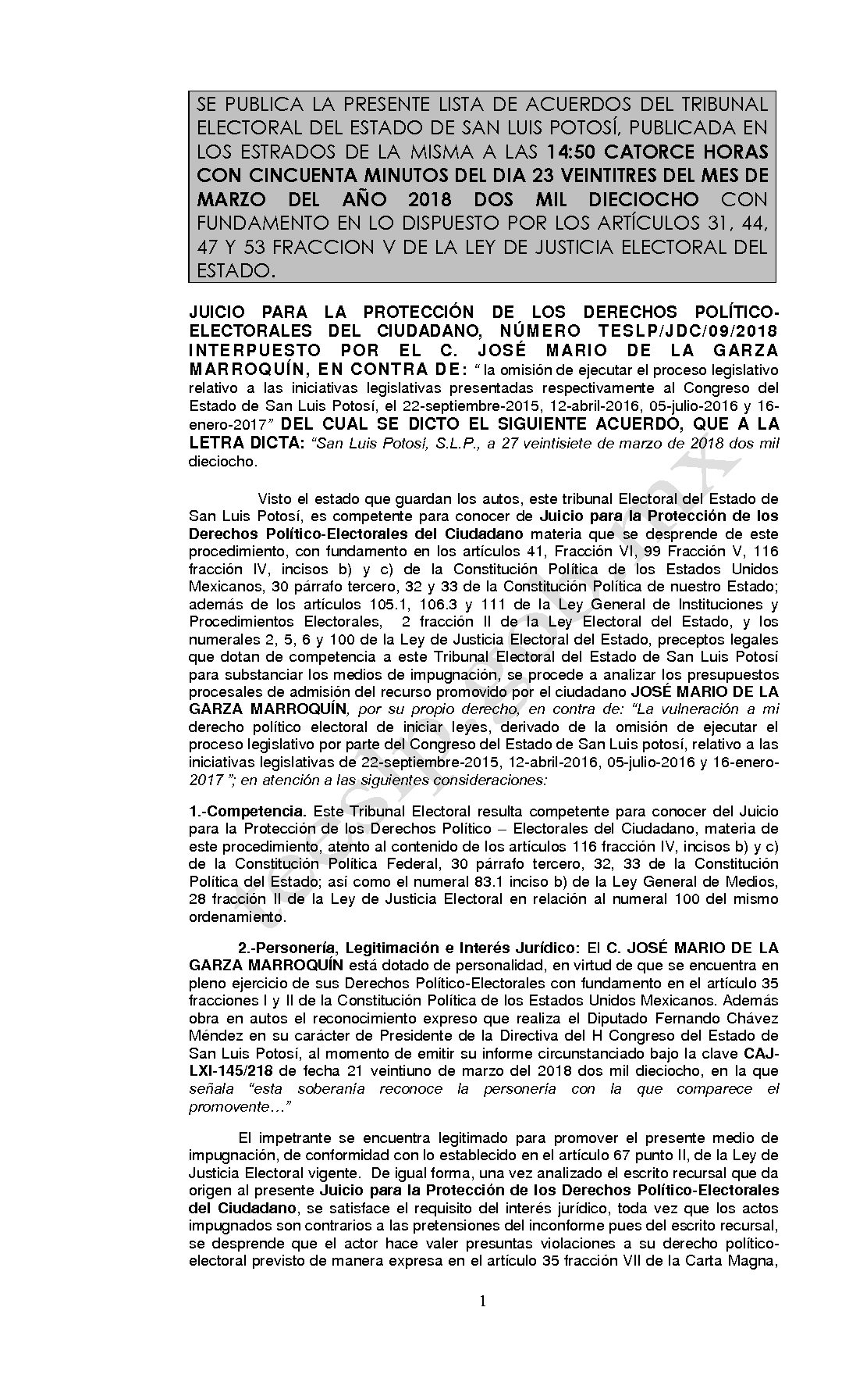 LISTA TESLP-JDC-09-2018 27-MARZO-2018 14-50 hrs