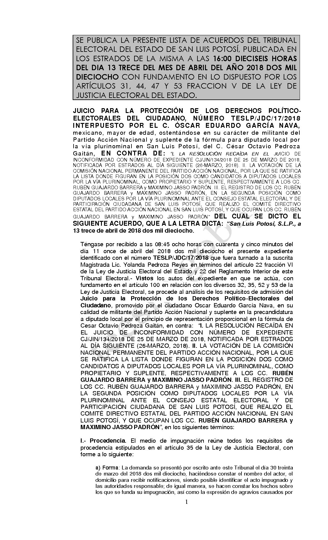 LISTA TESLP-JDC-17-2018 13-ABRIL-2018 16-00 hrs