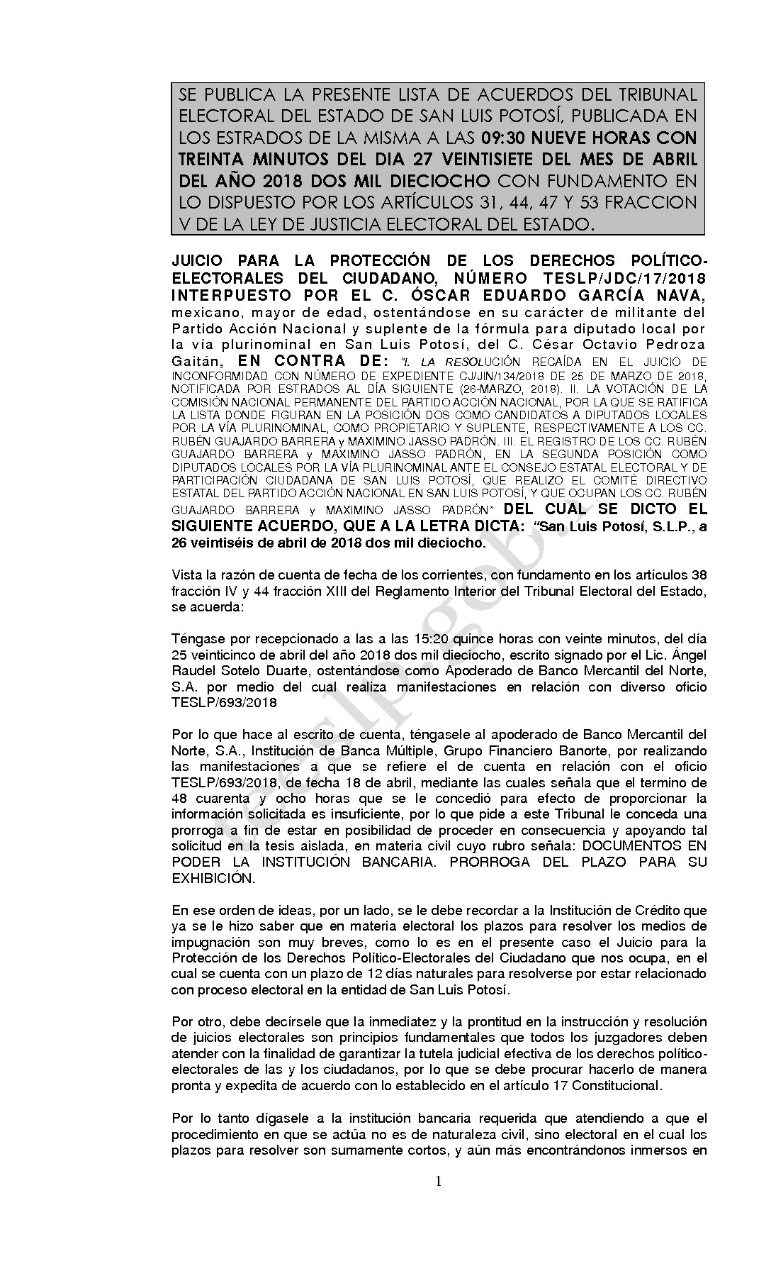 LISTA TESLP-JDC-17-2018 27-ABRIL-2018 09-30 hrs