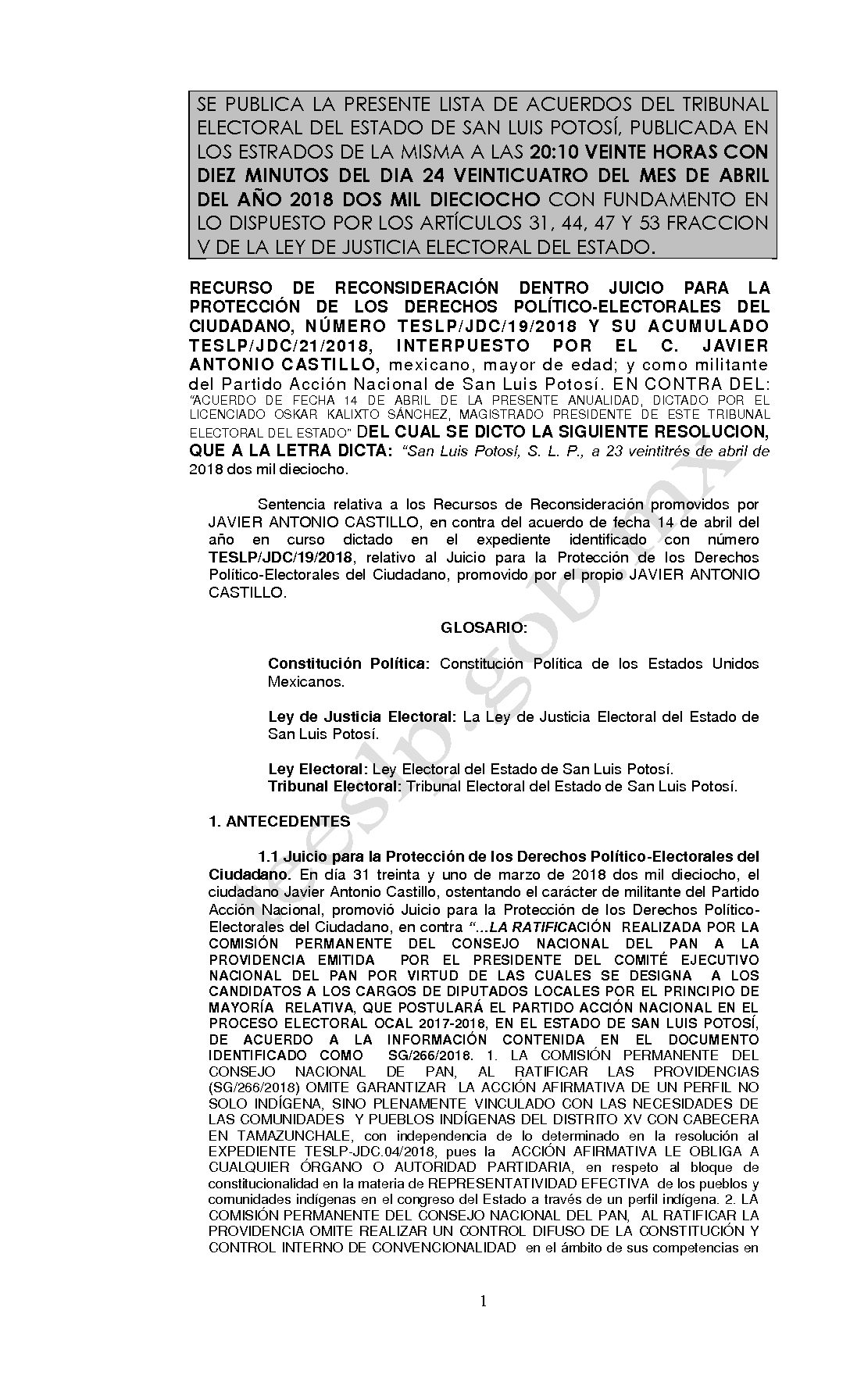 LISTA TESLP-JDC-19-Y-21-2018 24-ABRIL-2018 20-10 hrs