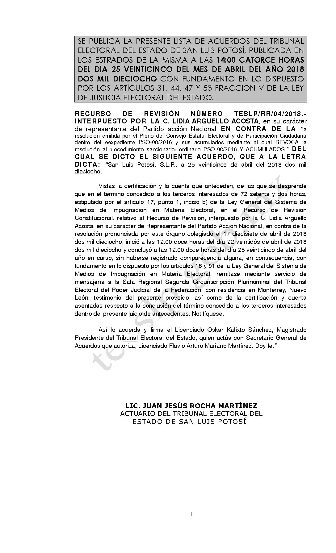 LISTA TESLP-RR-04-2018 25-ABRIL-2018 14-00 hrs