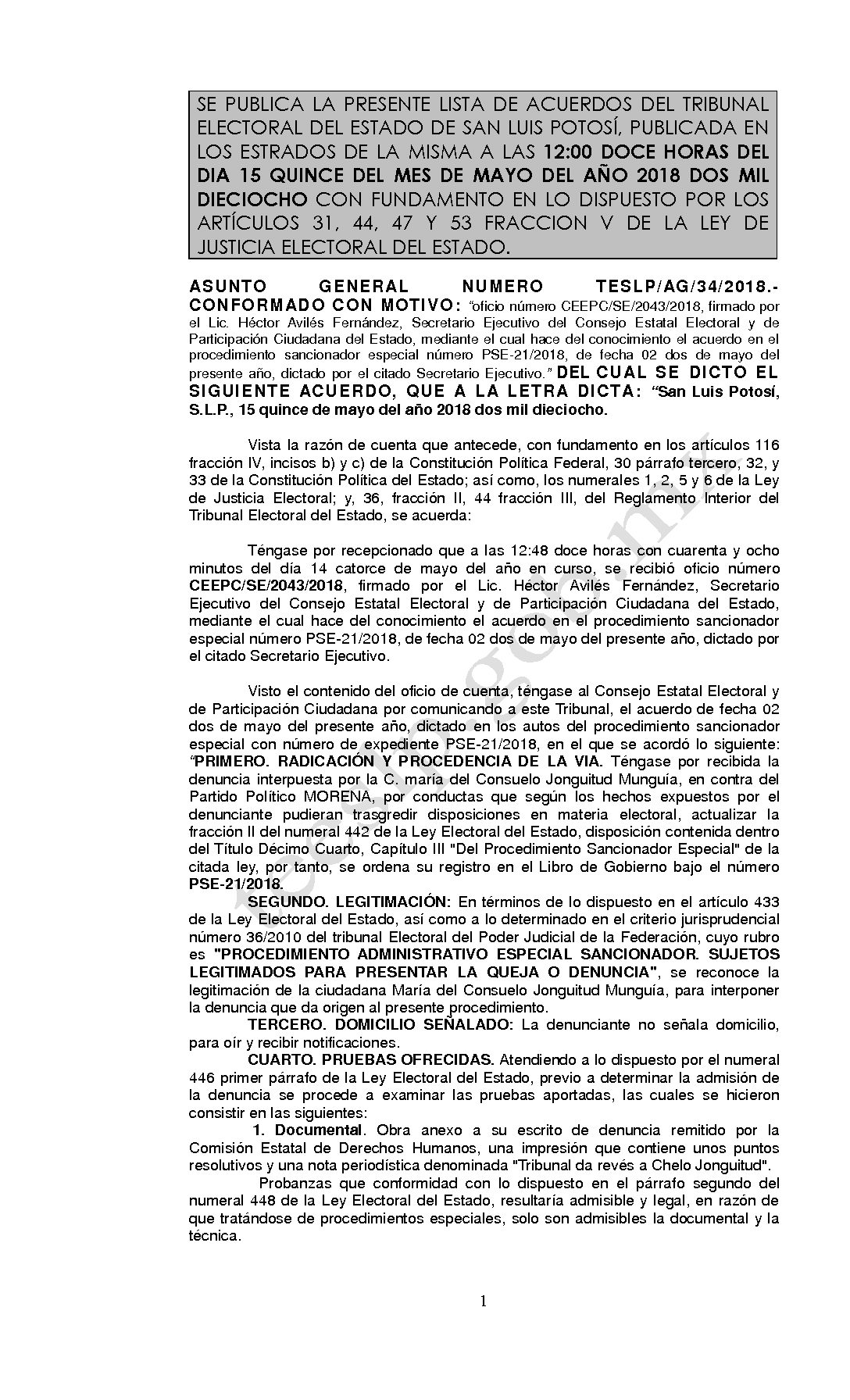 LISTA TESLP-AG-34-2018 15-MAYO-2018 12-00 hrs