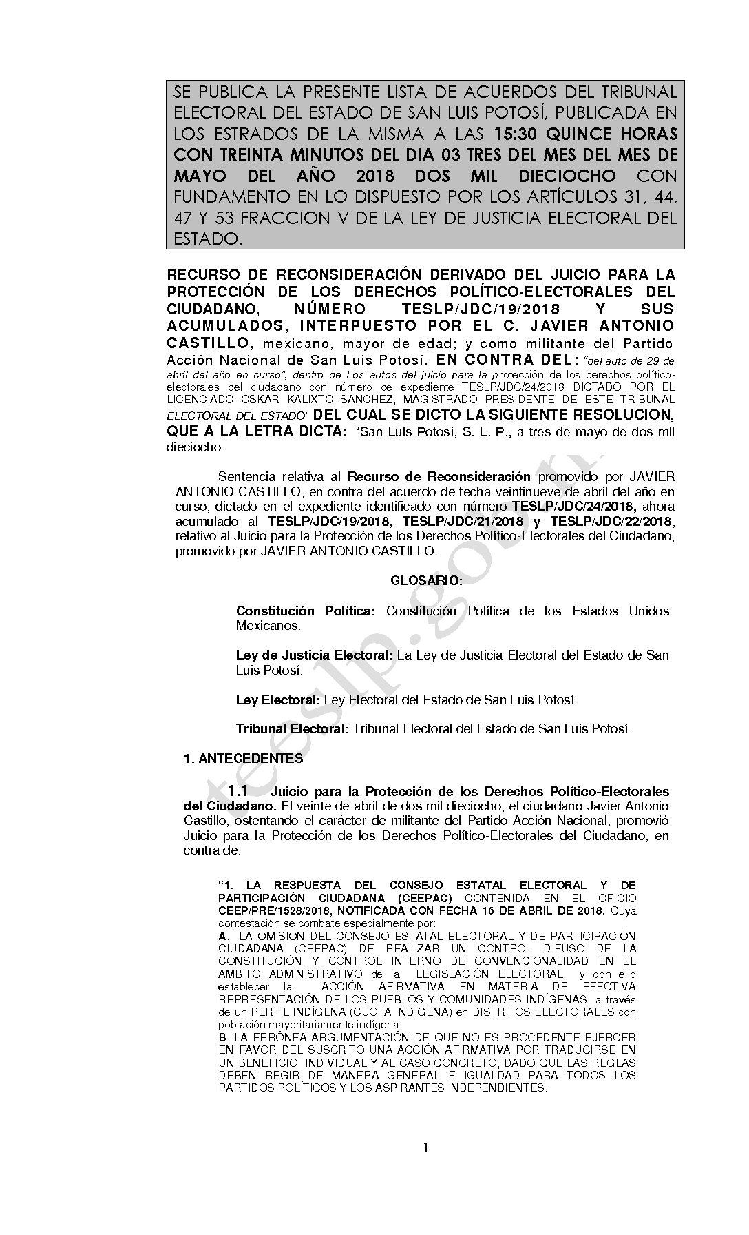 LISTA TESLP-JDC-19 y acumulados -2018 03-MAYO-2018 15-30 hrs