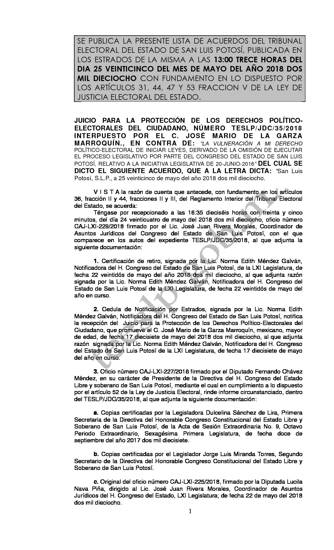 LISTA TESLP-JDC-35-2018 25-MAYO-2018 13-00 hrs