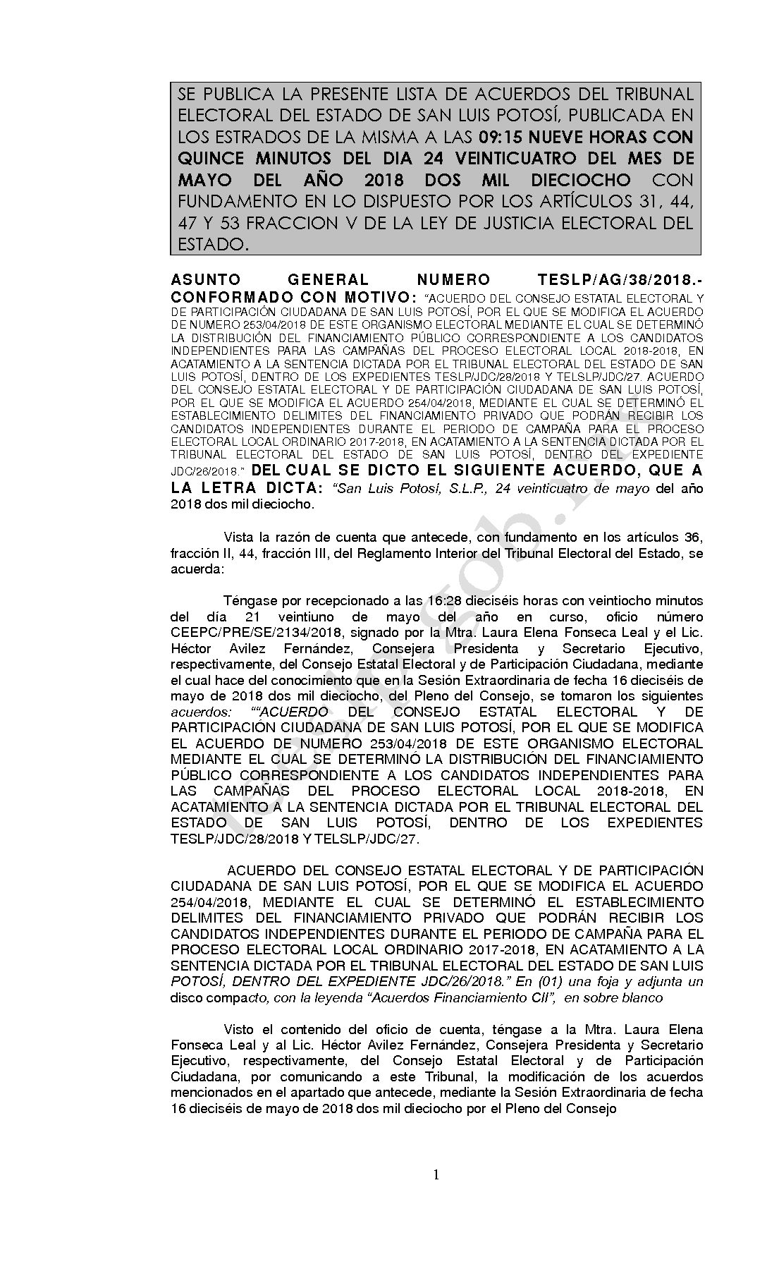 LISTA TESLP-AG-38-2018 24-MAYO-2018 09-15 hrs