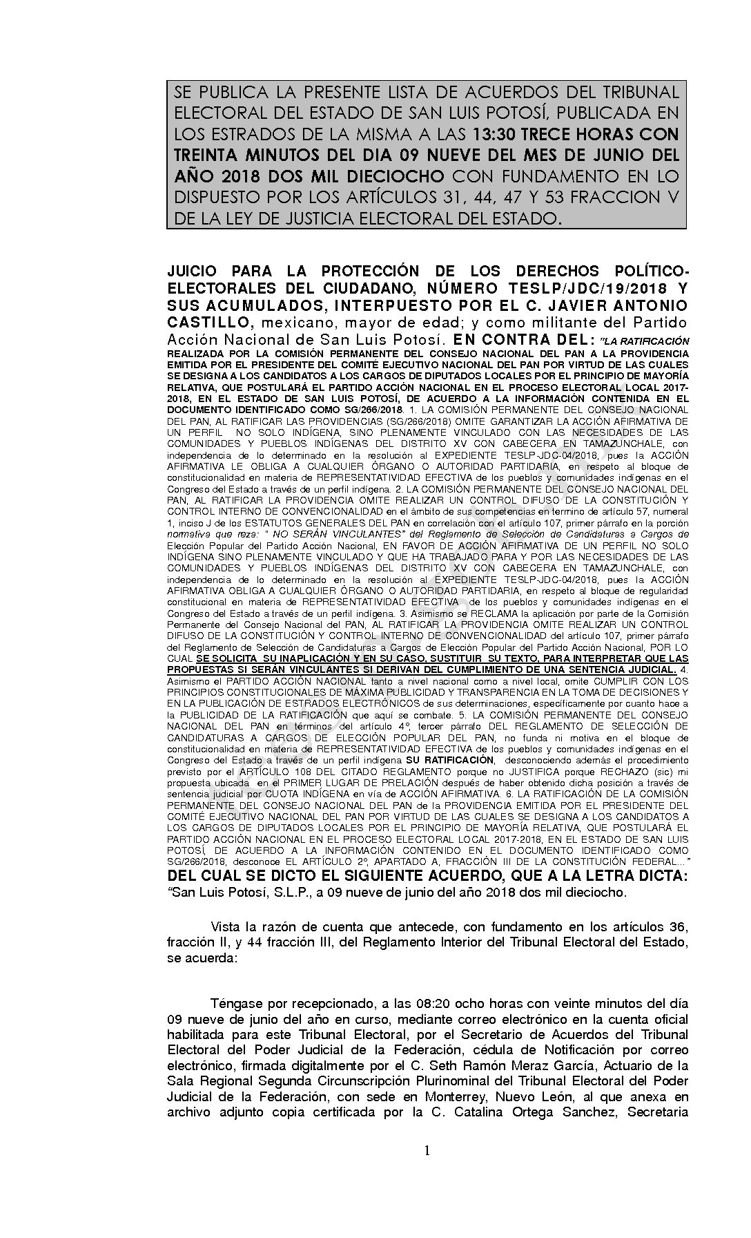 LISTA TESLP-JDC-19 Y ACUMULADOS-2018 09-JUNIO-2018 13-30 hrs