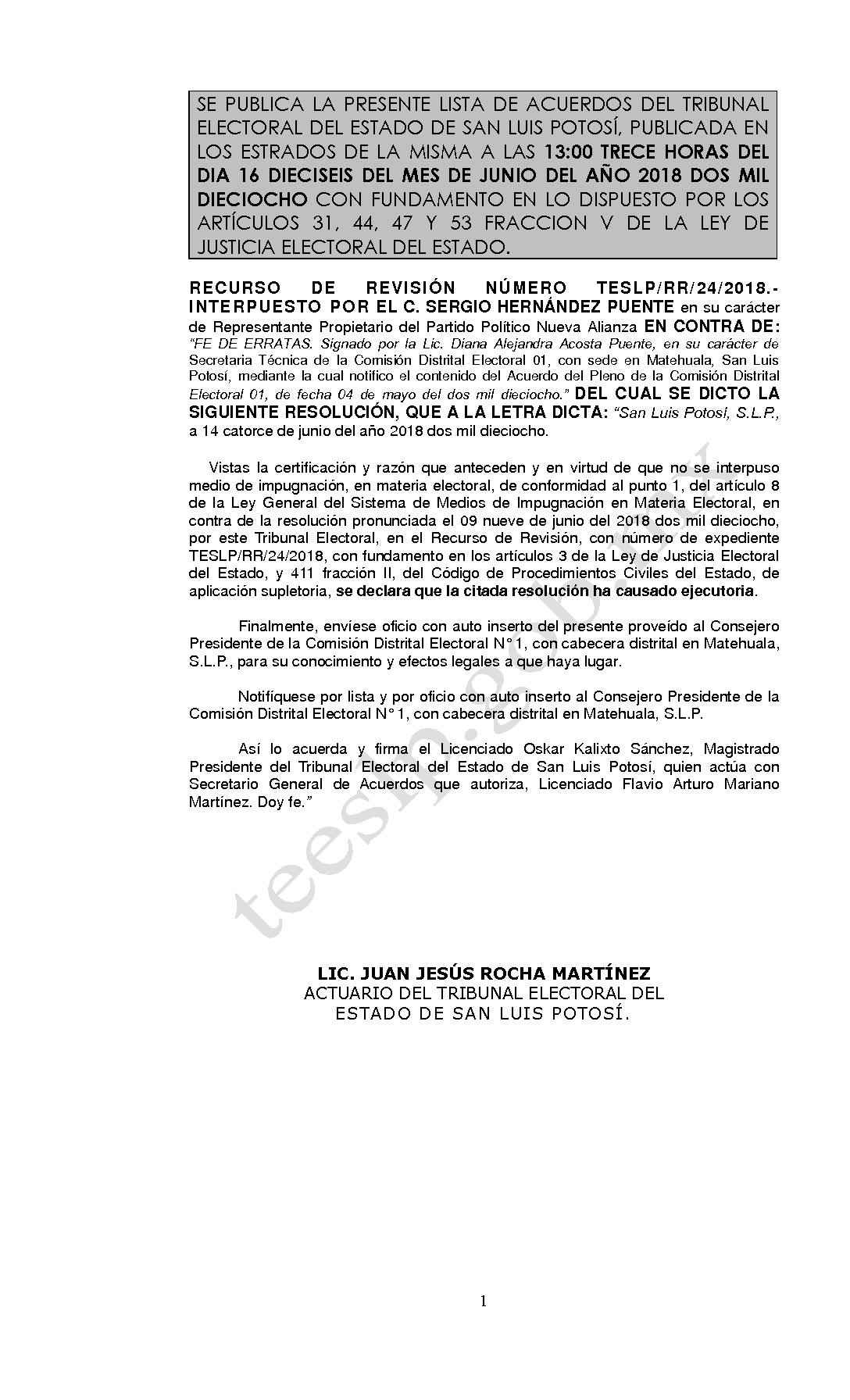 LISTA TESLP-RR-24-2018 16-JUNIO-2018 13-00 hrs