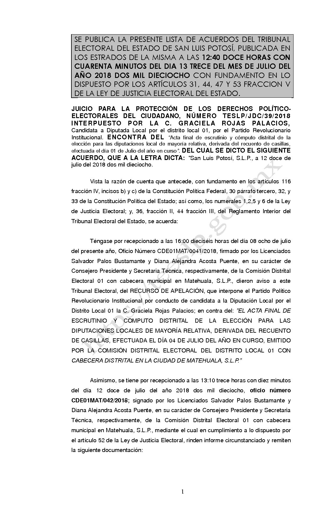LISTA TESLP-JDC-39-2018 13-JULIO-2018 12-40 hrs