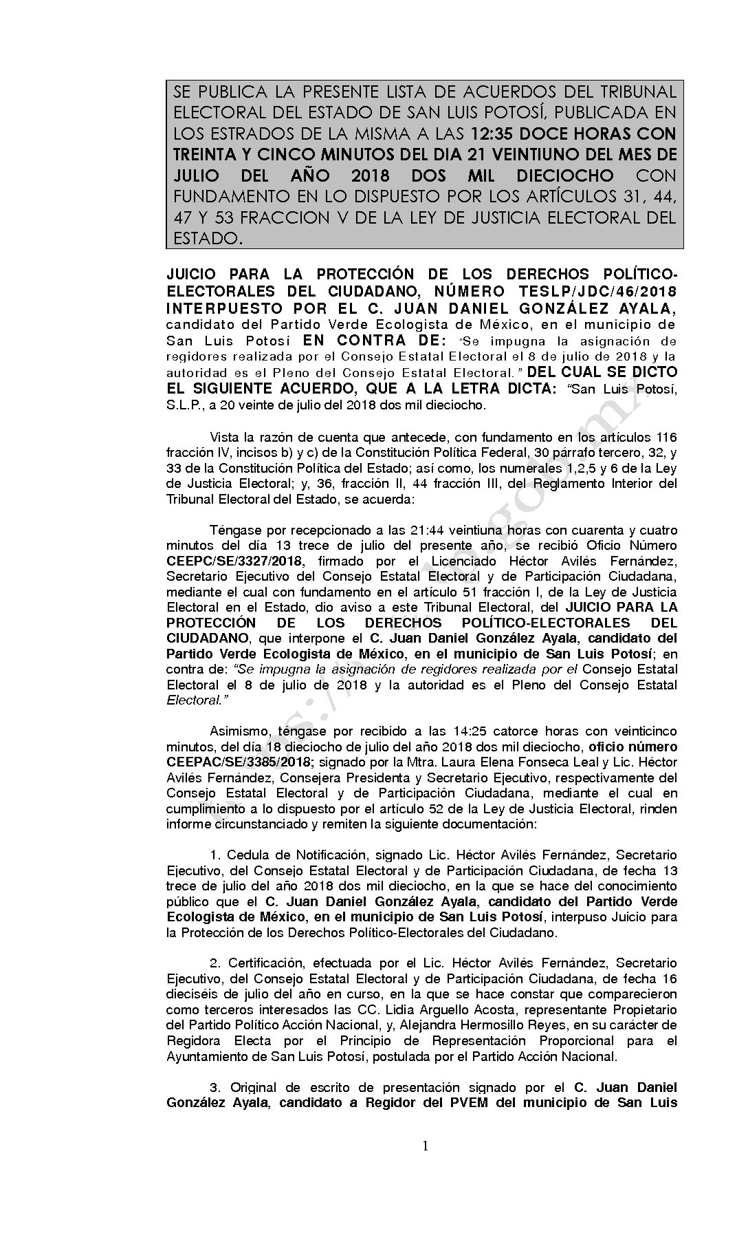 LISTA TESLP-JDC-46-2018 21-JULIO-2018 12-35 hrs
