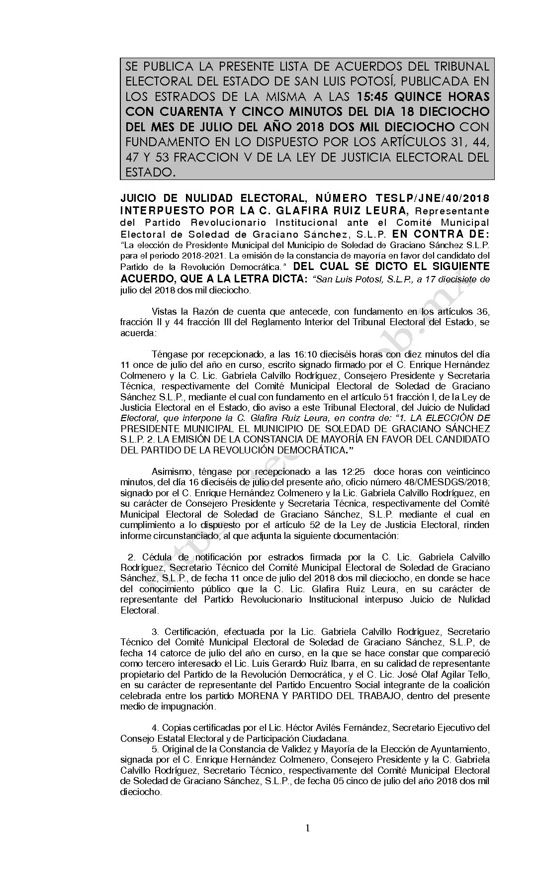 LISTA TESLP-JNE-40-2018 18-JULIO-2018 15-45 hrs