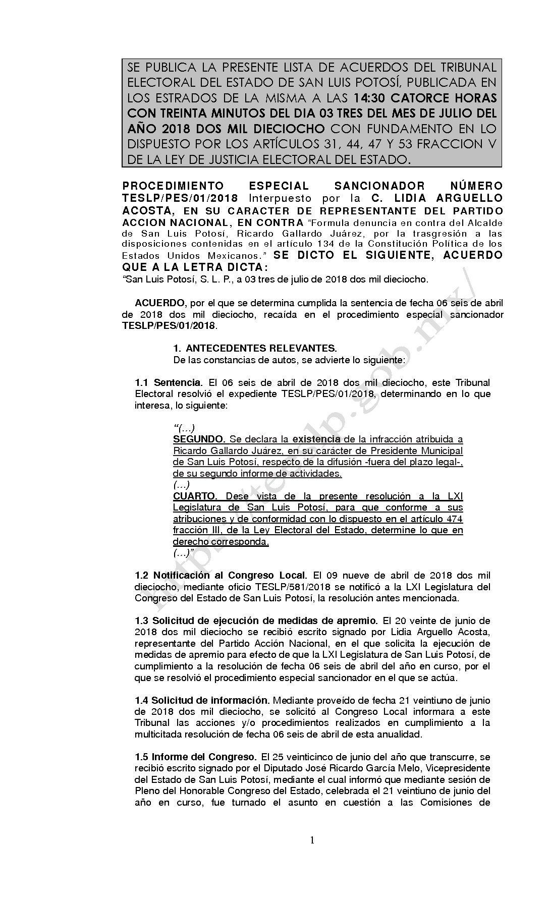 LISTA TESLP-PES-01-2018 03-JULIO-2018 14-30 hrs