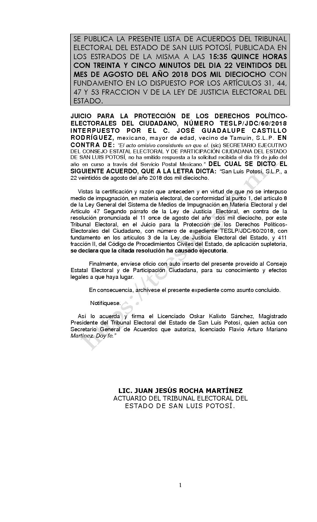 LISTA TESLP-JDC-60-2018 22-AGOSTO-2018 15-35 hrs