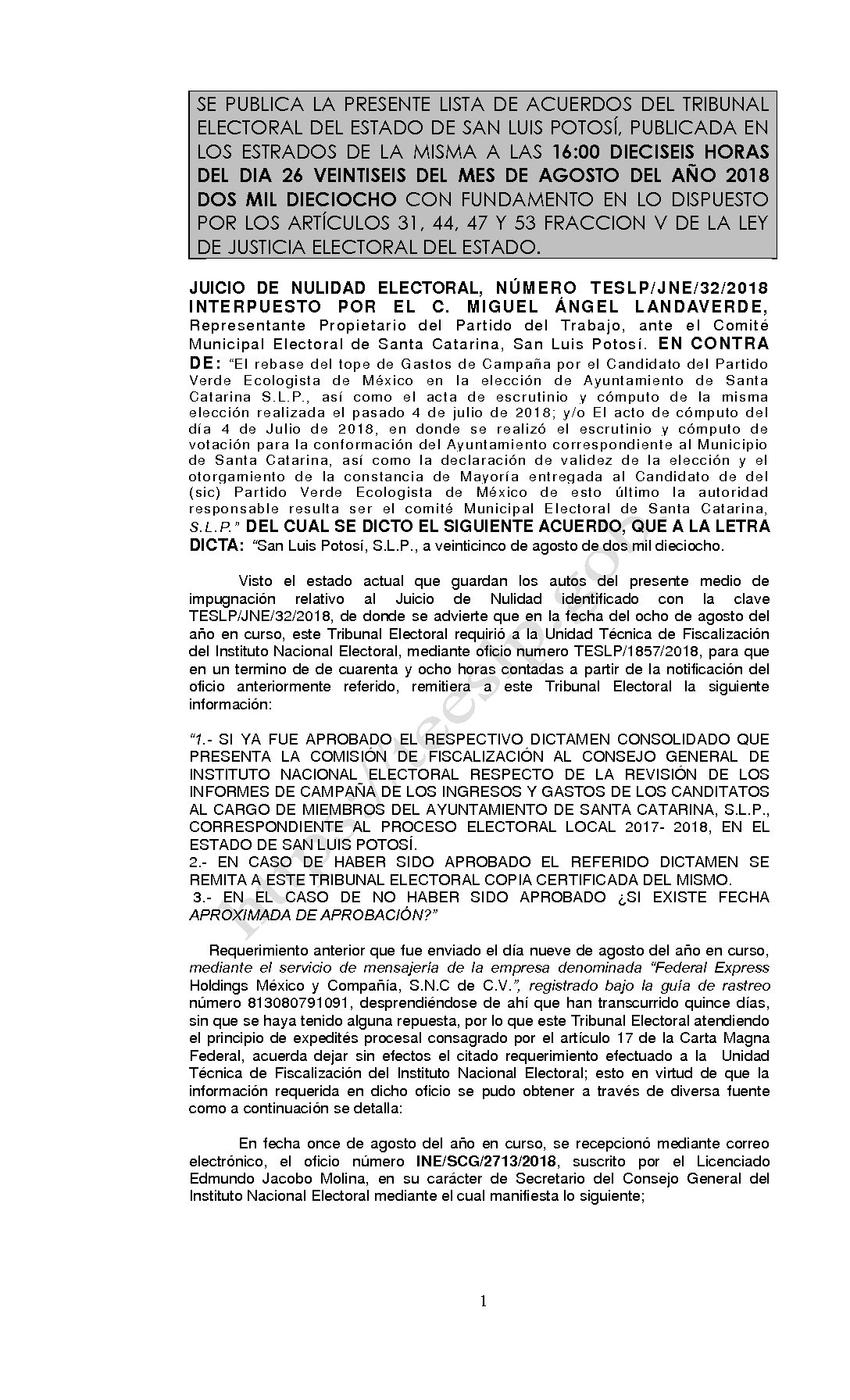 LISTA TESLP-JNE-32-2018 26-AGOSTO-2018 16-00 hrs