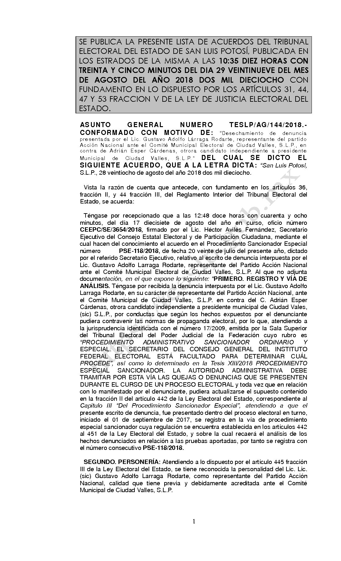 LISTA TESLP-AG-144-2018 29-AGOSTO-2018 10-35 hrs