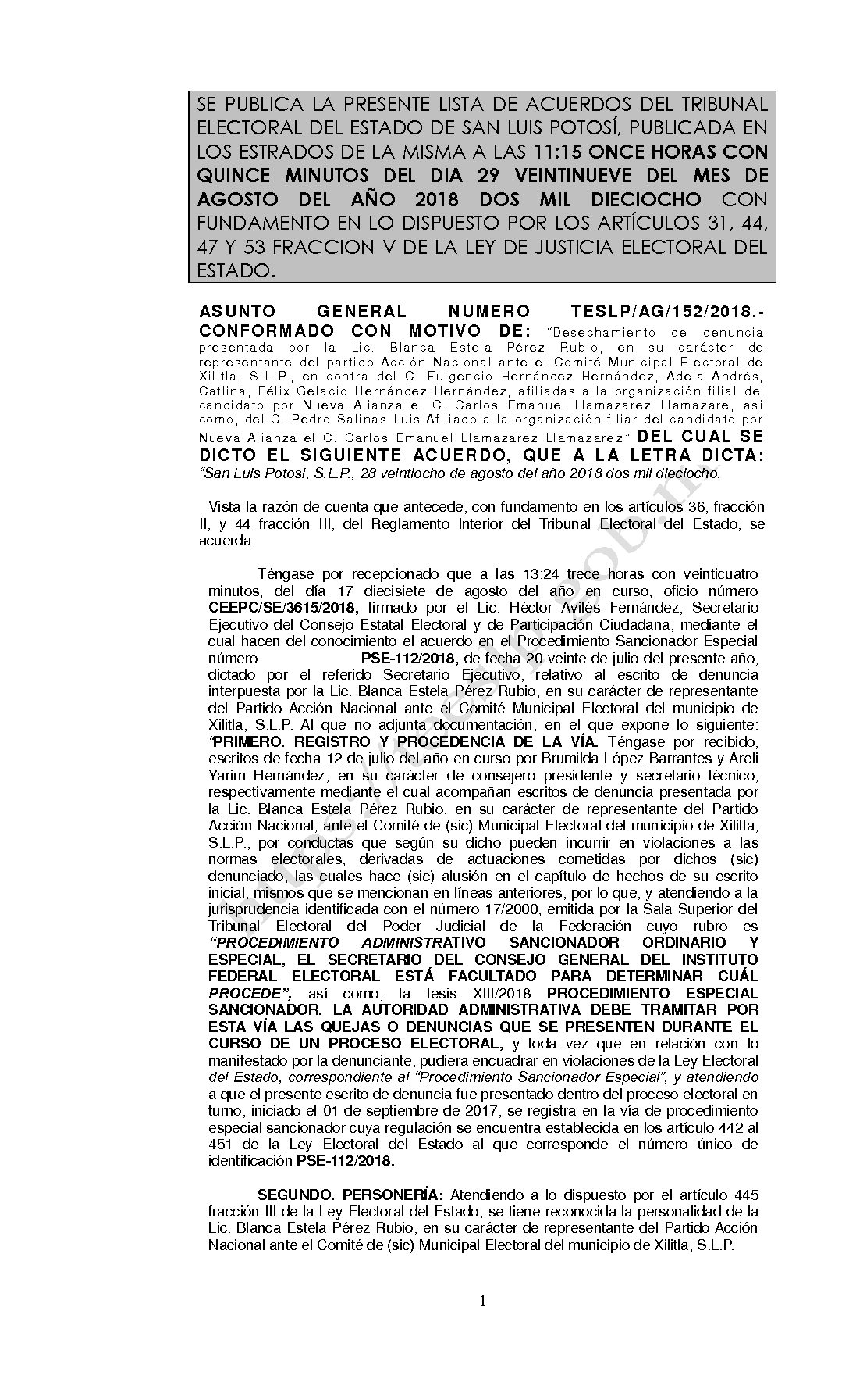 LISTA TESLP-AG-152-2018 29-AGOSTO-2018 11-15 hrs