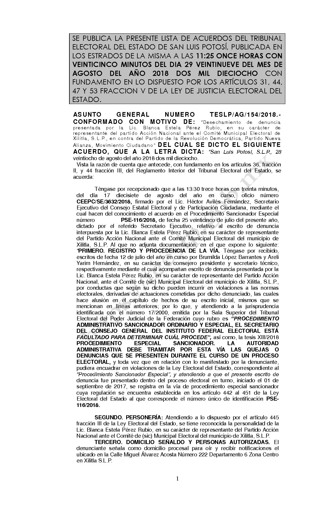 LISTA TESLP-AG-154-2018 29-AGOSTO-2018 11-25 hrs