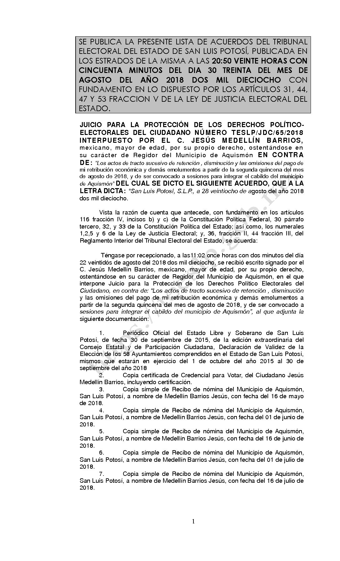 LISTA TESLP-JDC-65-2018 30-AGOSTO-2018 20-50 hrs