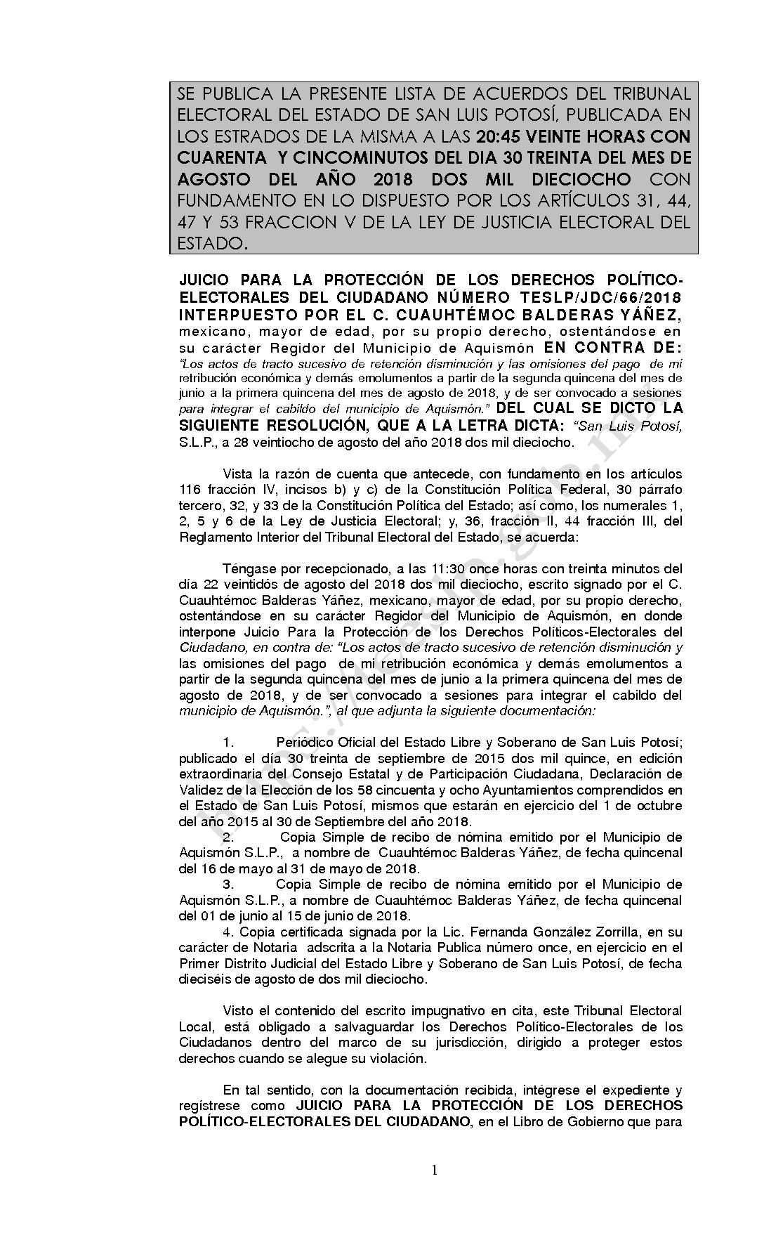 LISTA TESLP-JDC-66-2018 30-AGOSTO-2018 20-45 hrs