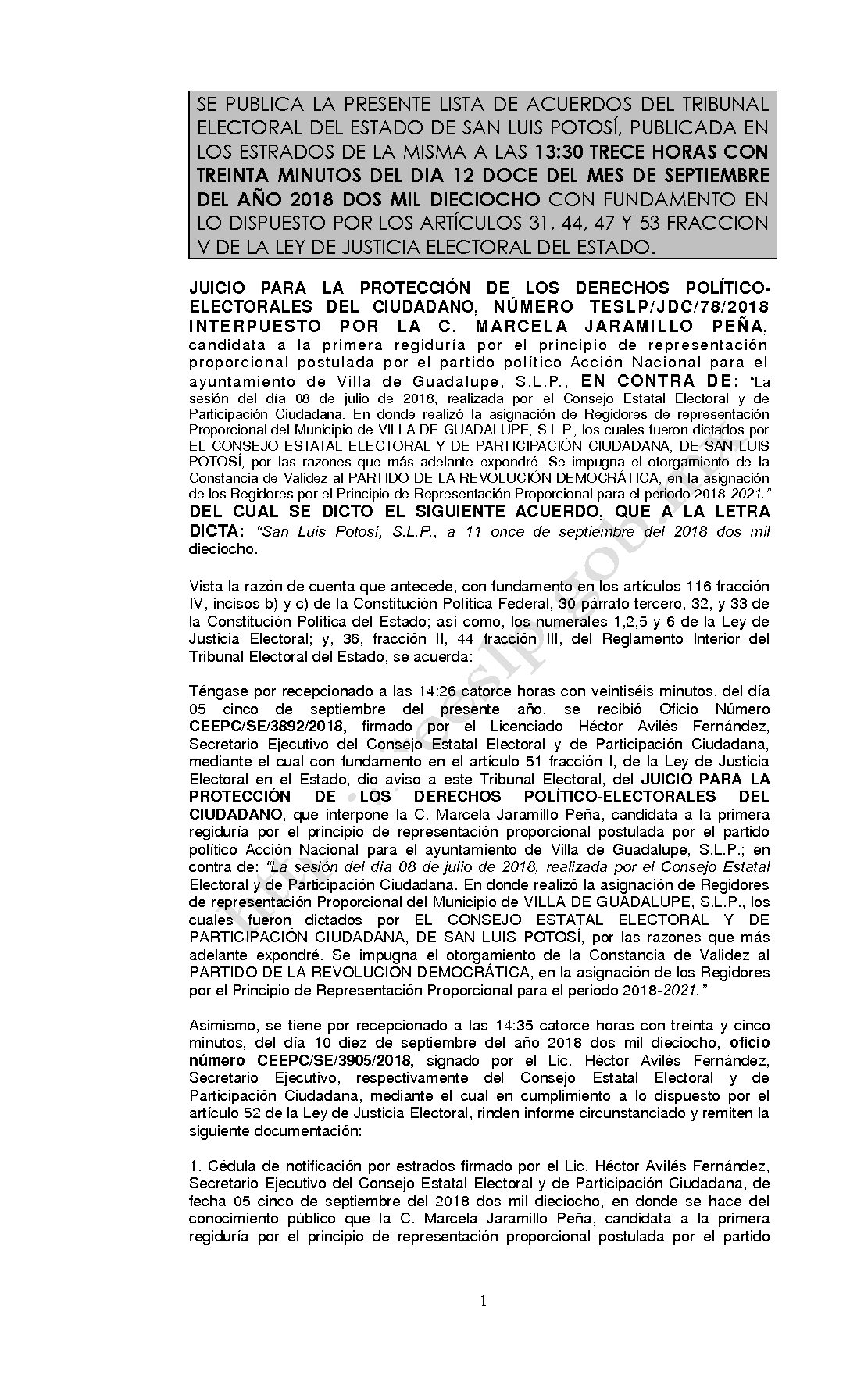 LISTA TESLP-JDC-78-2018 12-SEPTIEMBRE-2018 13-30 hrs