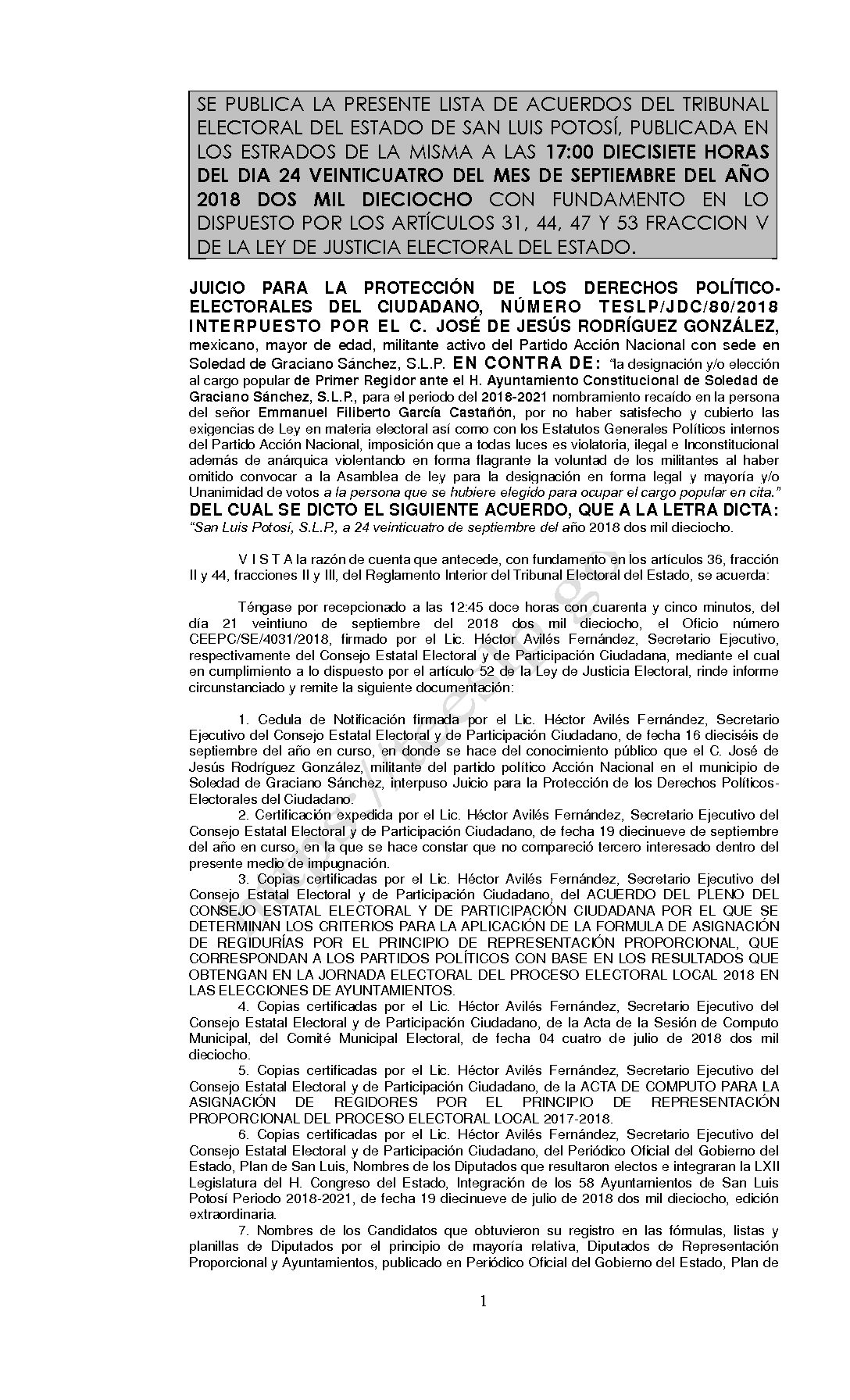 LISTA TESLP-JDC-80-2018 24-SEPTIEMBRE-2018 17-00 hrs