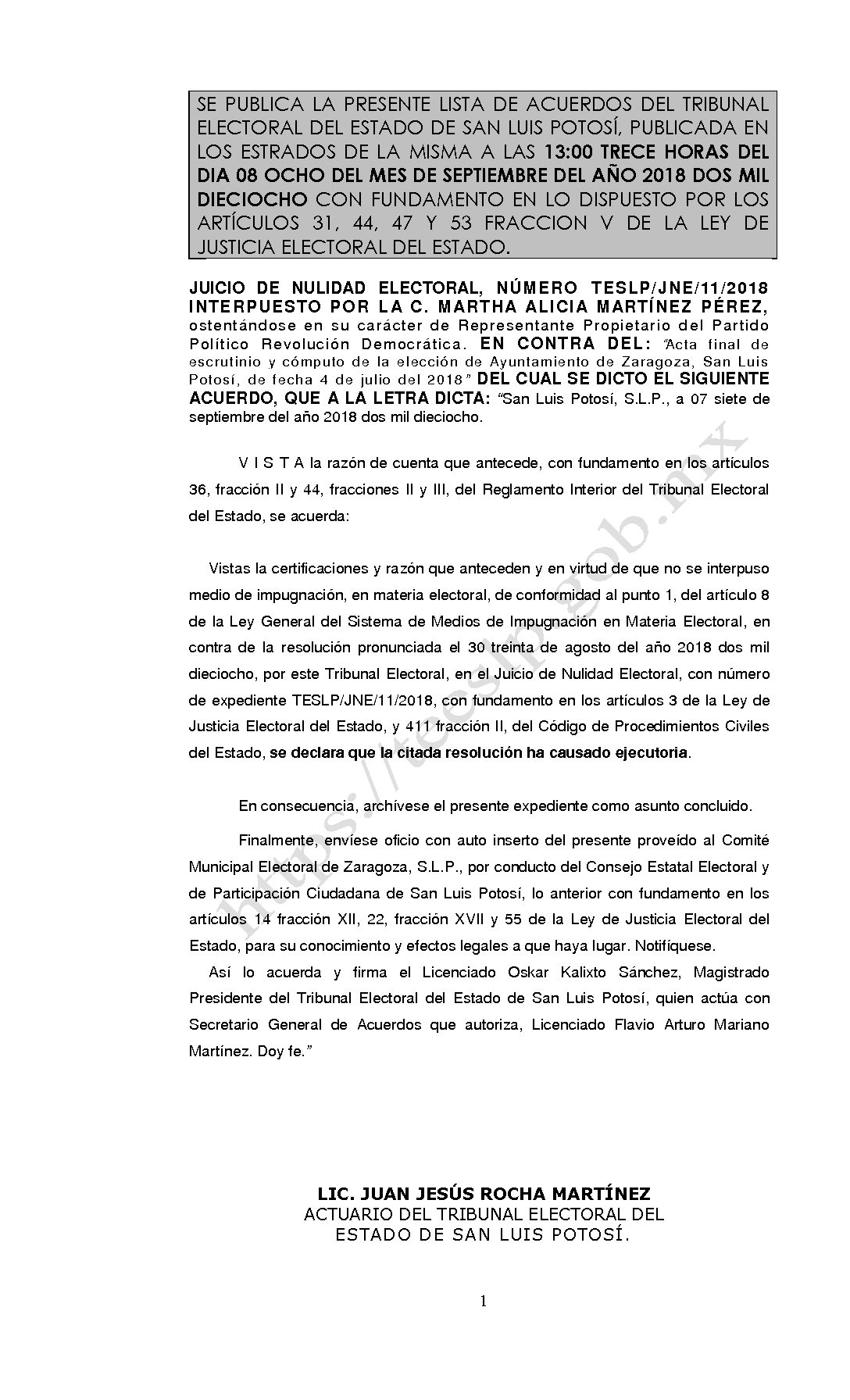 LISTA TESLP-JNE-11-2018 08-SEPTIEMBRE-2018 13-00 hrs