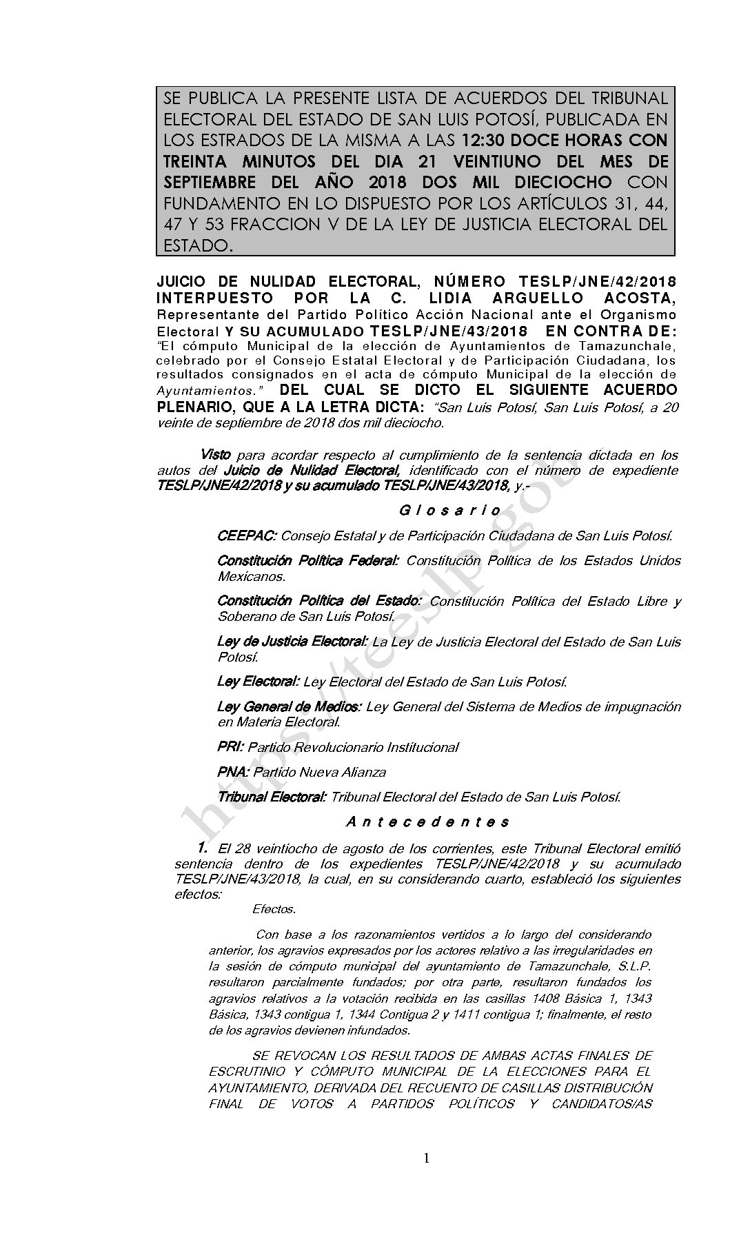 LISTA TESLP-JNE-42 Y 43-2018 21-SEPTIEMBRE-2018 12-30 hrs