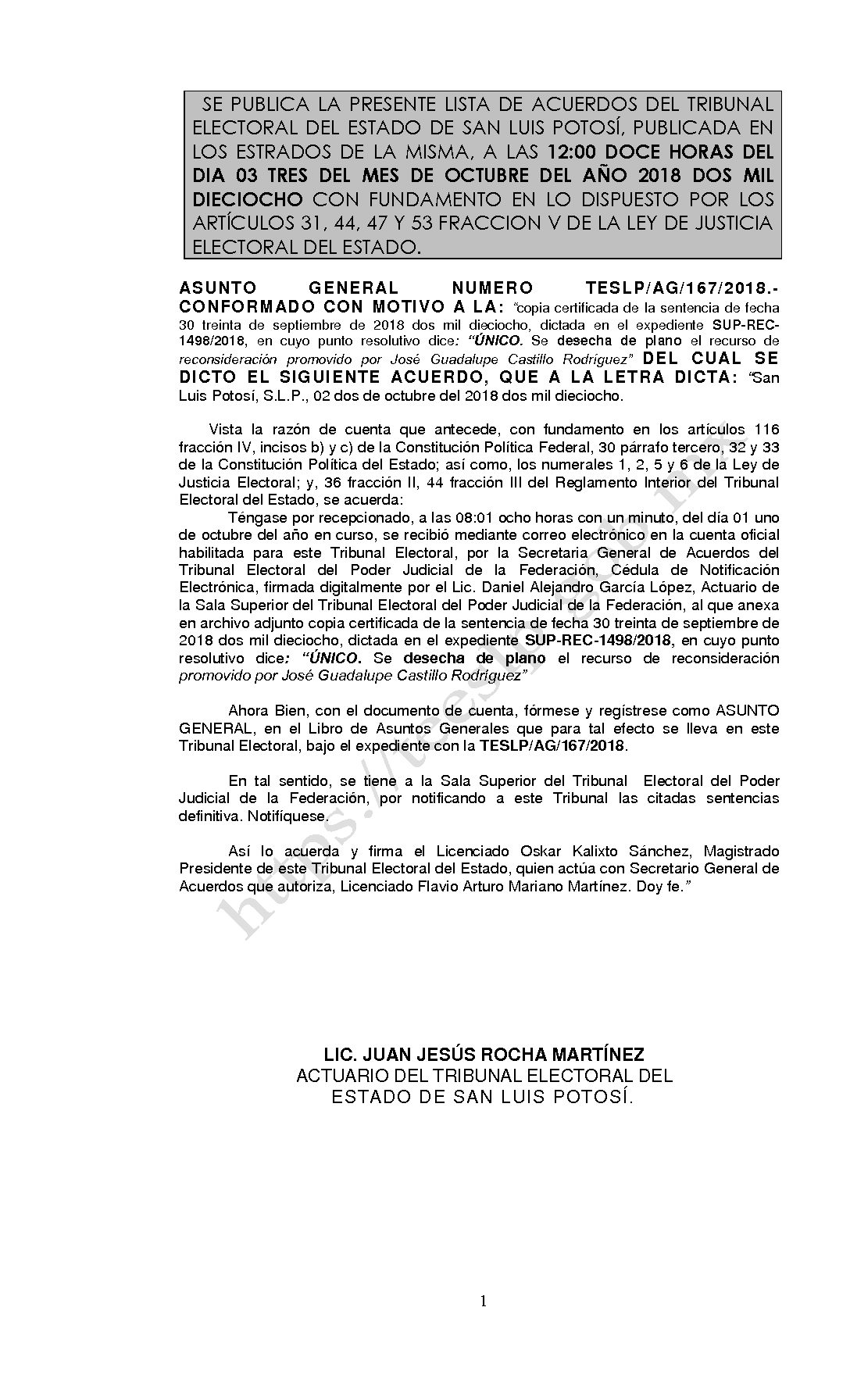 LISTA TESLP-AG-167-2018 03-OCTUBRE-2018 2 12-00 hrs