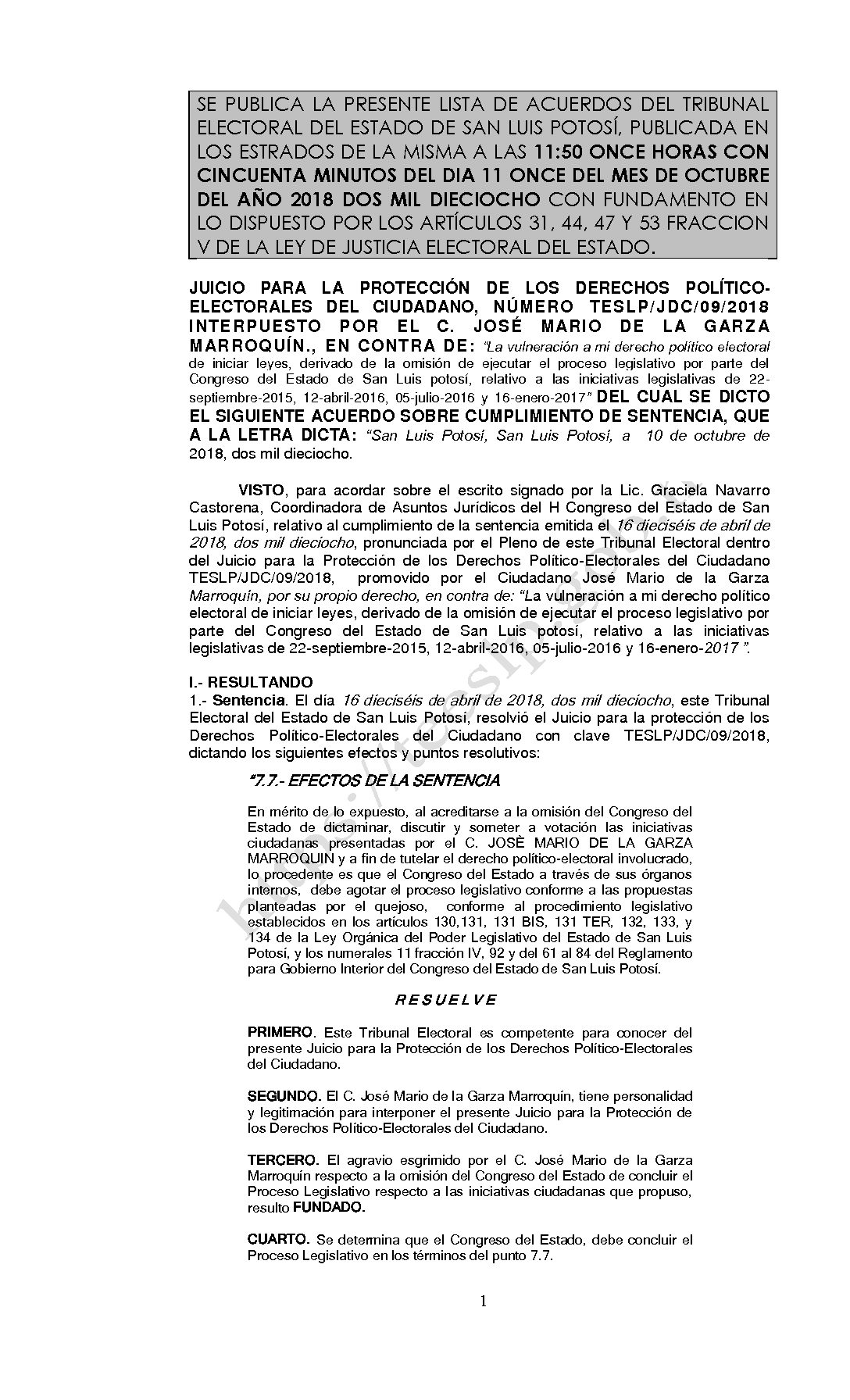 LISTA TESLP-JDC-09-2018 11-OCTUBRE-2018 11-50 hrs