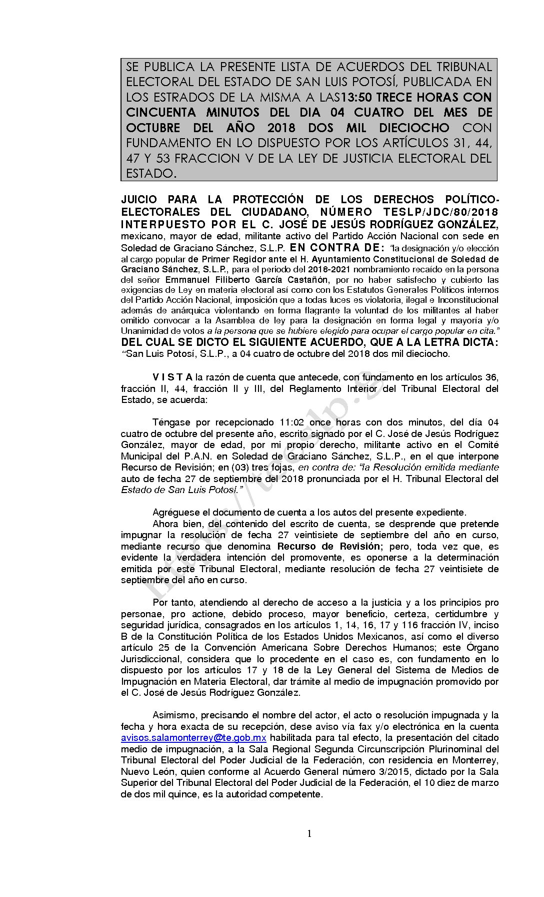 LISTA TESLP-JDC-80-2018 04-OCTUBRE-2018 13-50 hrs