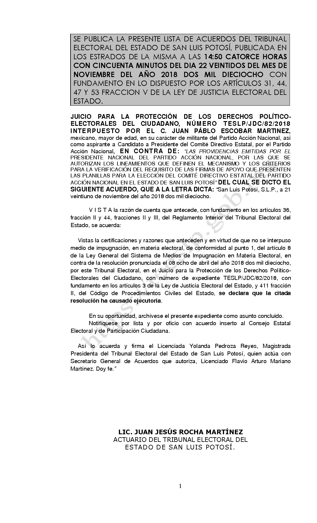 LISTA TESLP-JDC-82-2018 22-NOVIEMBRE-2018 14-50