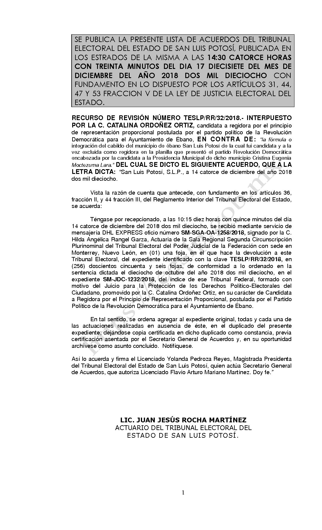 LISTA TESLP-RR-32-2018 17-DICIEMBRE-2018 14-30 horaS