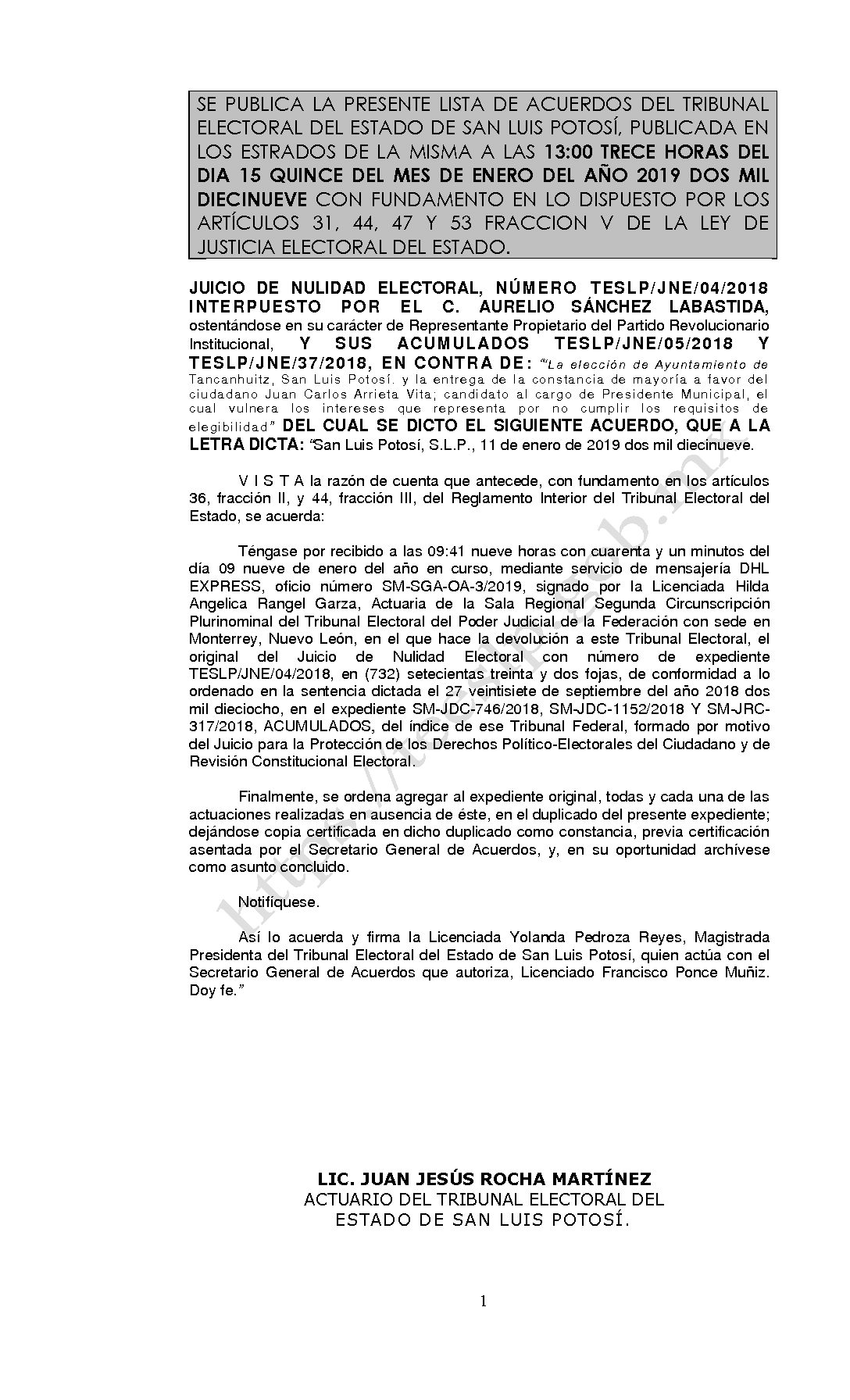 LISTA TESLP-JNE-04- Y SUS ACUMULADOS 2018 15-ENERO-2019 13-00