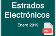 Estrados Electrónicos Enero 2019