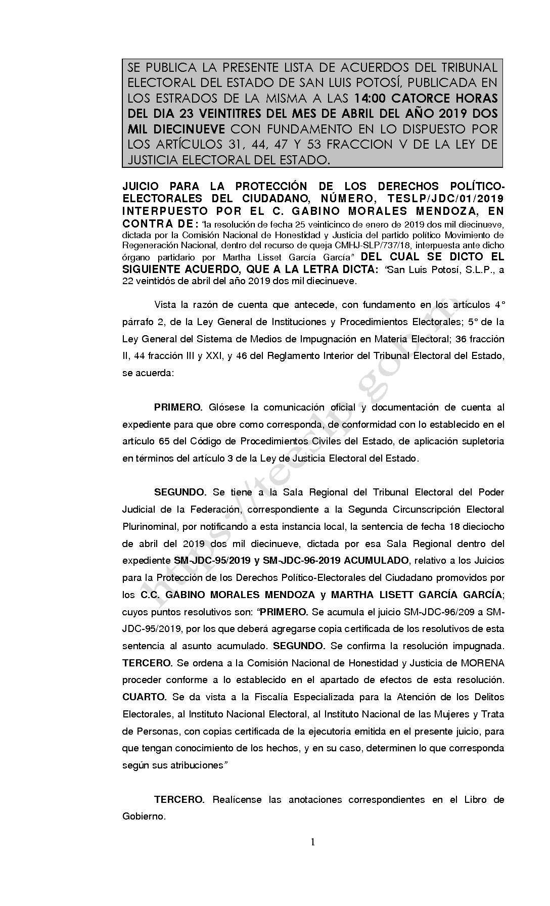 LISTA TESLP-JDC-01-2019 23-ABRIL-2019 14-00 horas