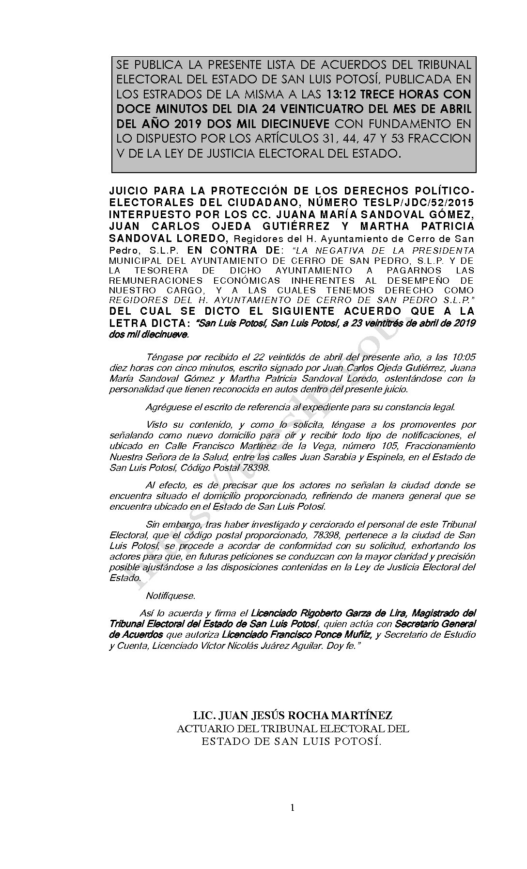 LISTA TESLP-JDC-52-2015 24-ABRIL-2019 - horas