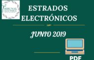 Estrados Electrónicos Junio 2019
