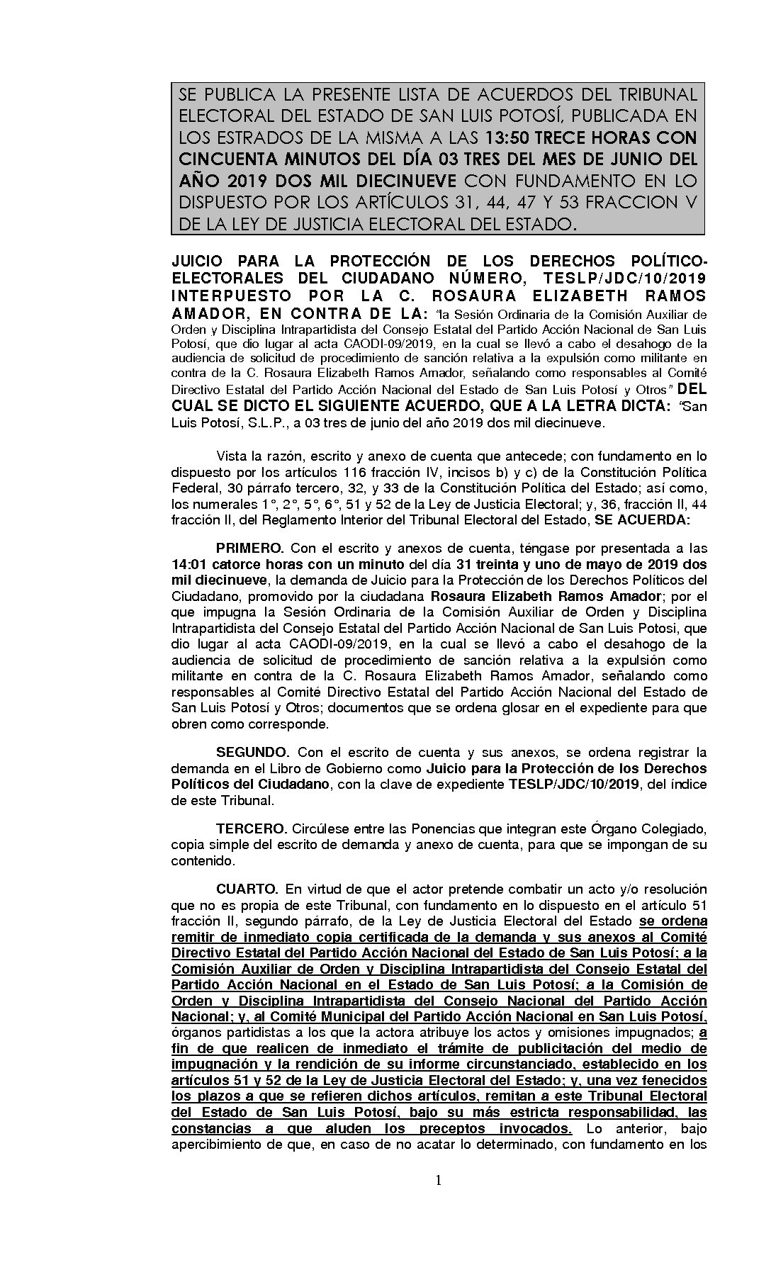 LISTA TESLP-JDC-10-2019 03-JUNIO-2019 13-50 horas