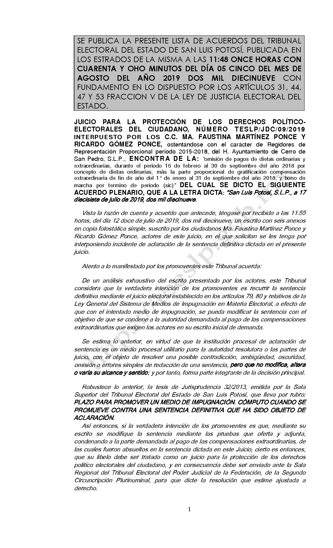 LISTA TESLP-JDC-09-2019 05-AGOSTO-2019 11-48 horas