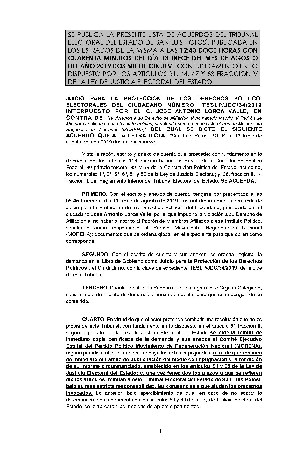 LISTAS JDC-34-2019 13-AGOSTO-2019 12-40 HORAS N