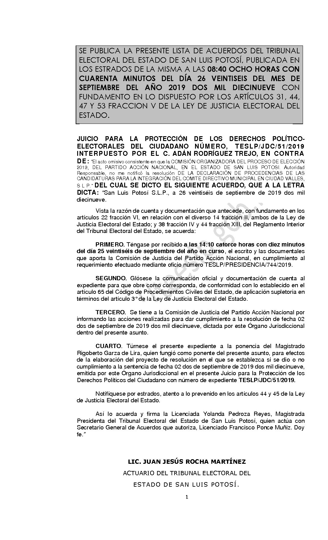 LISTA JDC-51-19 26-SEPTIEMBRE-2019 08-40 horas