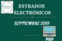 Estrados Electrónicos Agosto 2019