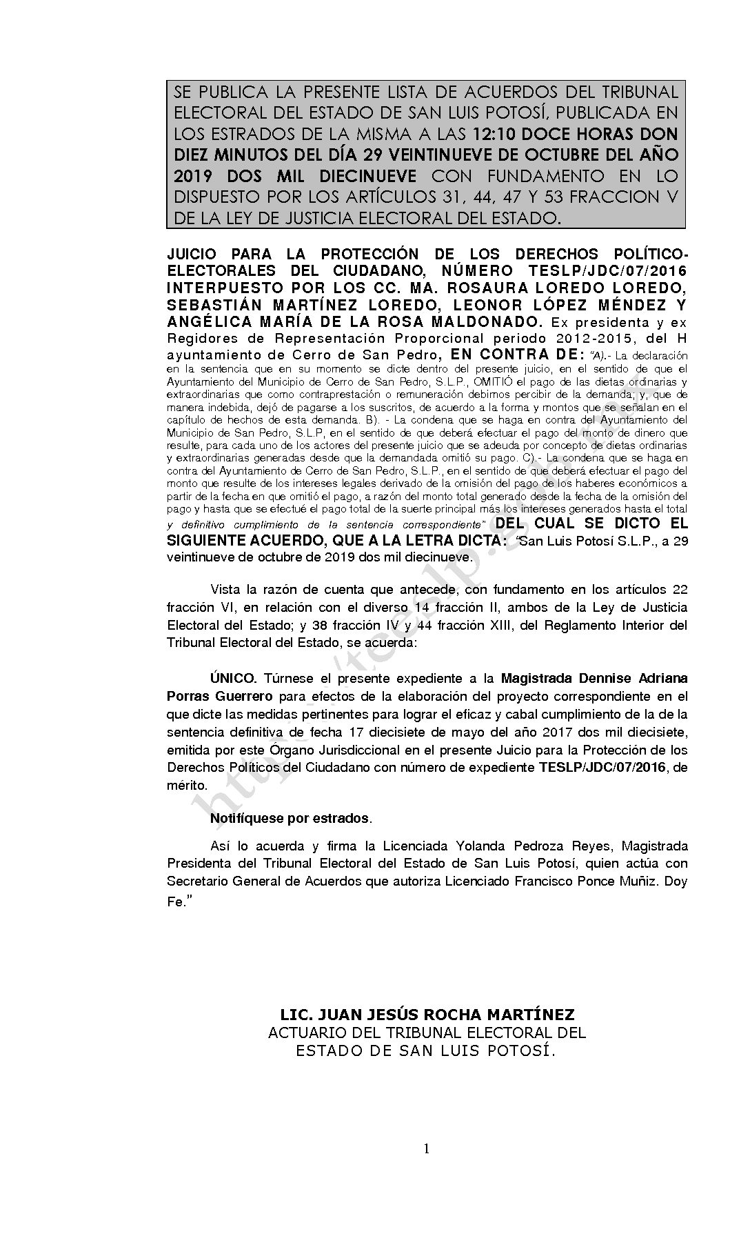 LISTA TESLP-JDC-07-2016 29-OCT-2019 12-10 horas