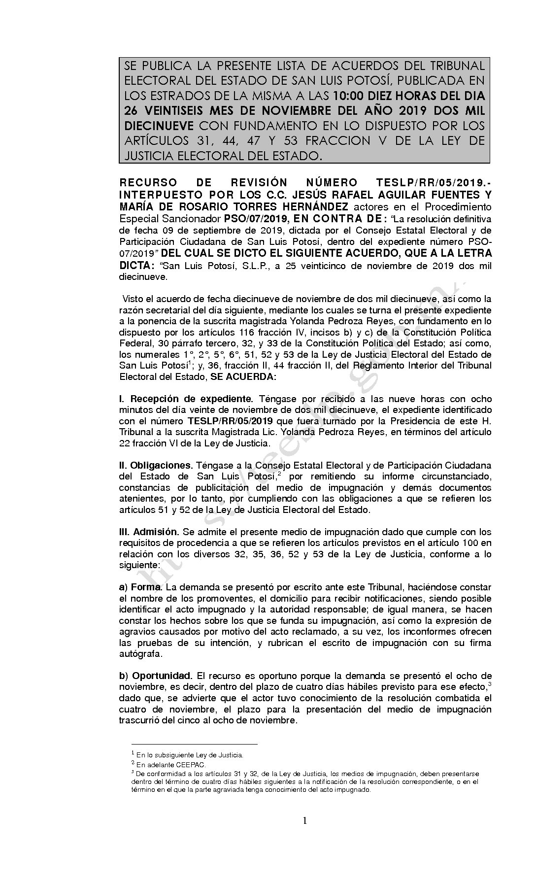 LISTA TESLP-RR-05-2019 26-NOV-2019 10-00 horas