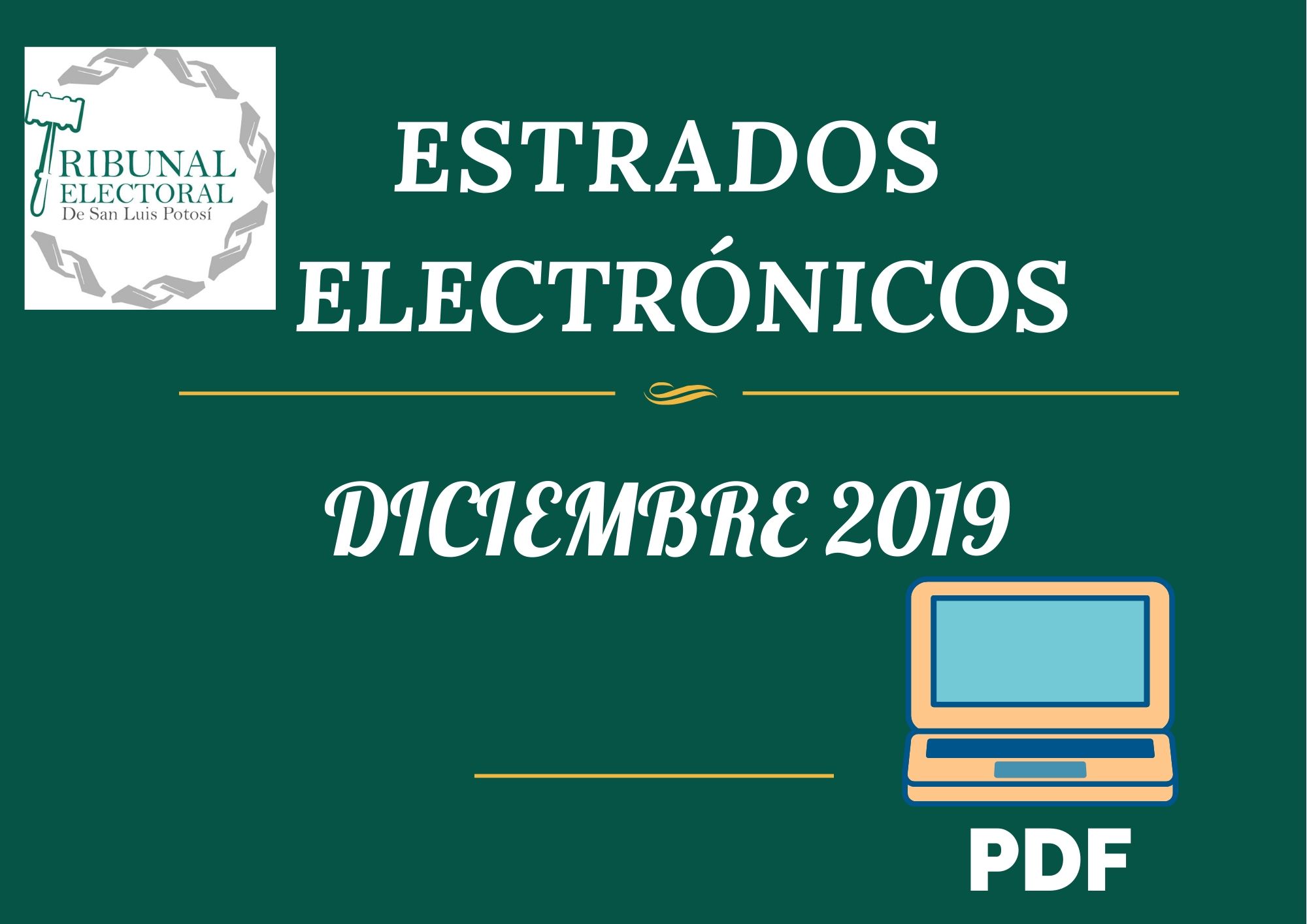 Estrados Electrónicos Diciembre 2019