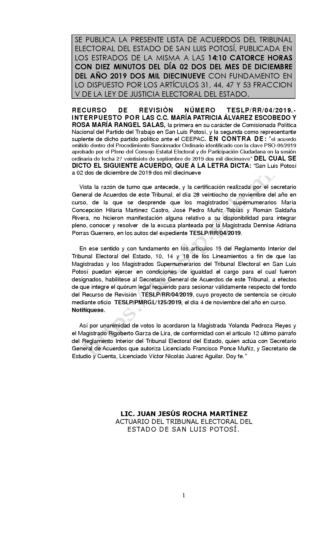 LISTA TESLP-RR-04-2019 02-DIC-2019 14-40 horas