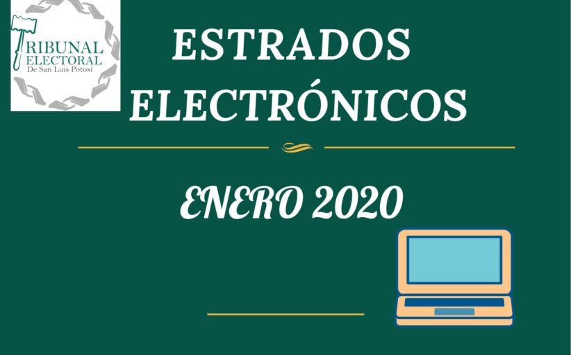 Estrados Electrónicos Enero 2020