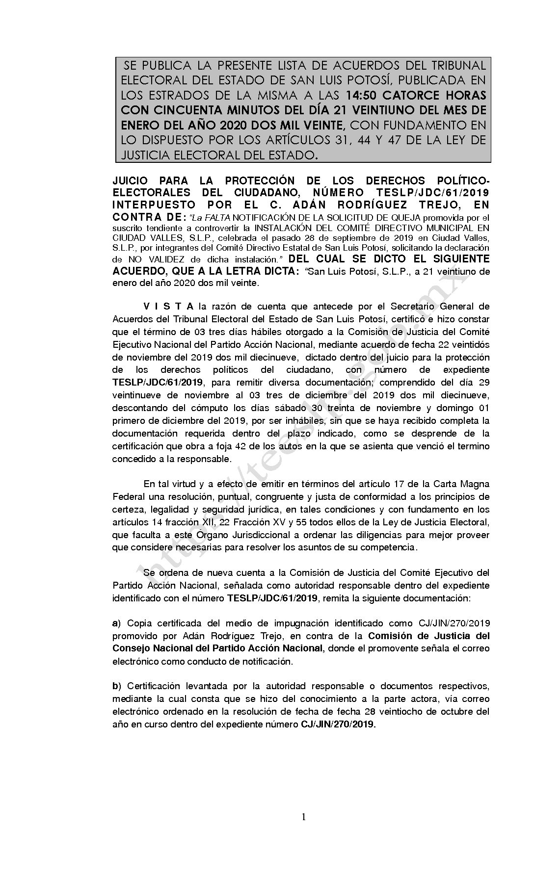 LISTA TESLP-JDC-61-2019 21-ENERO-2020 14-50 horas